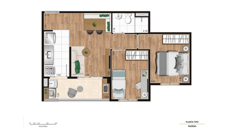 Imagem Apartamento com 2 Quartos à Venda, 45 m² em Vila Moraes - São Paulo