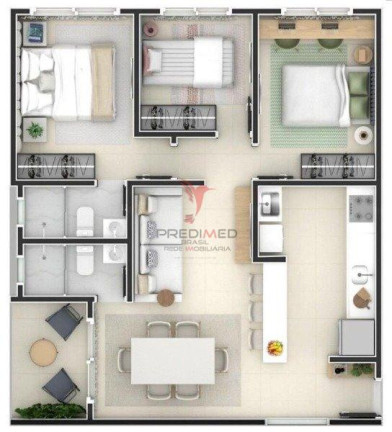 Imagem Apartamento com 2 Quartos à Venda, 54 m² em Portal Do Sol - João Pessoa Imagem Apartamento com 2 Quartos à Venda, 54 m² em Portal Do Sol - João Pessoa