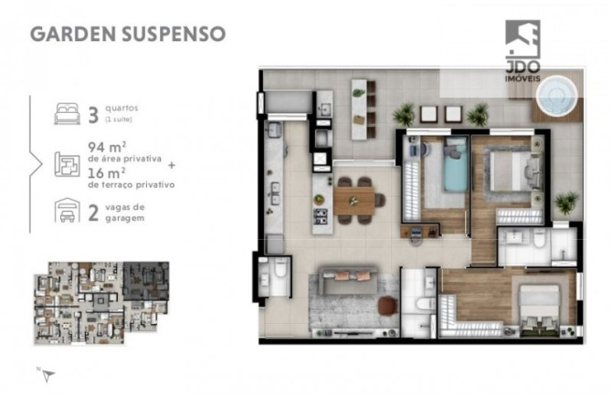 Imagem Apartamento com 3 Quartos à Venda, 110 m² em Cabral - Curitiba Imagem Apartamento com 3 Quartos à Venda, 110 m² em Cabral - Curitiba