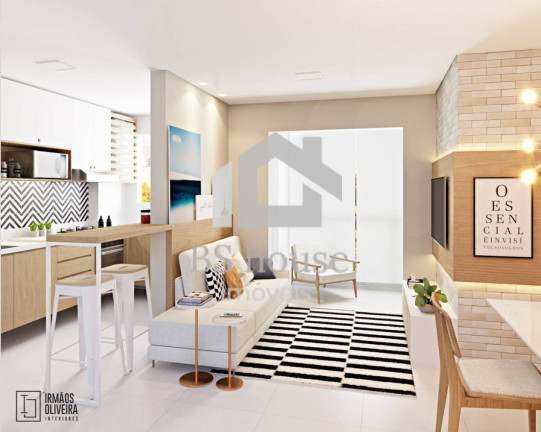 Imagem Apartamento com 2 Quartos à Venda, 53 m² em Vila Curuça - Santo André
