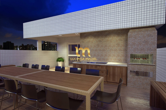 Imagem Apartamento com 1 Quarto à Venda, 44 m² em Guilhermina - Praia Grande