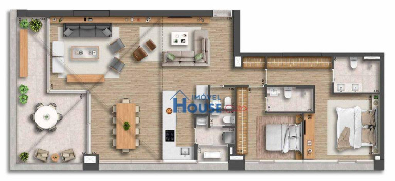 Imagem Apartamento com 2 Quartos à Venda, 137 m² em Itaim Bibi - São Paulo Imagem Apartamento com 2 Quartos à Venda, 137 m² em Itaim Bibi - São Paulo