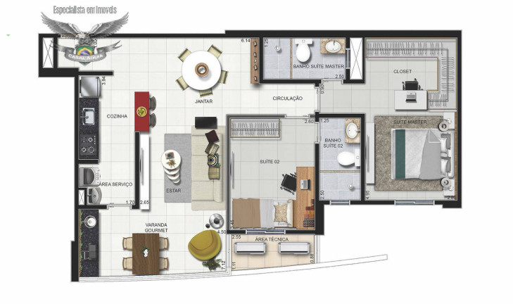 Imagem Apartamento com 2 Quartos à Venda,  em Batista Campos - Belém