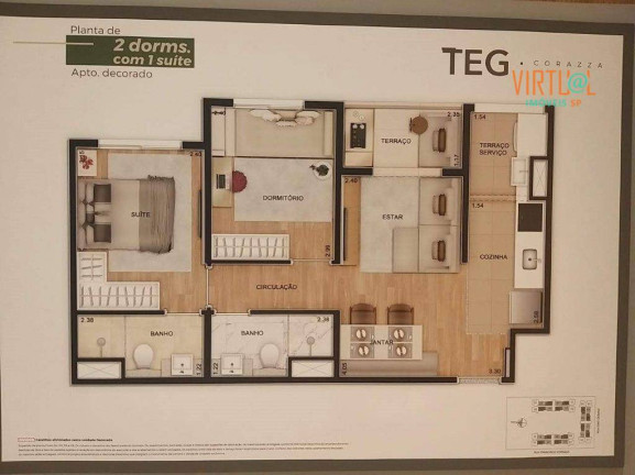 Imagem Apartamento com 2 Quartos à Venda, 50 m² em Barra Funda - São Paulo