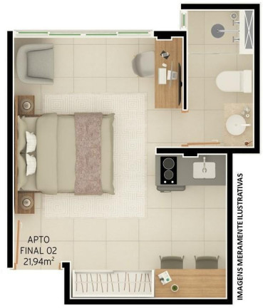 Imagem Imóvel com 1 Quarto à Venda, 18 m² em Intermares - Cabedelo Imagem Imóvel com 1 Quarto à Venda, 18 m² em Intermares - Cabedelo