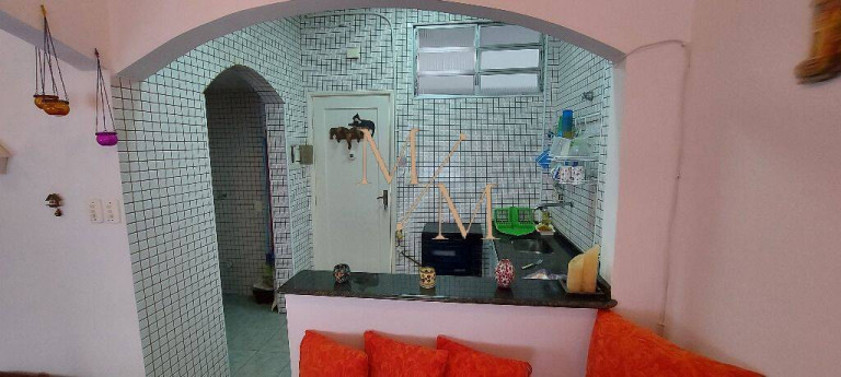 Imagem Kitnet com 1 Quarto à Venda, 38 m² em Boqueirão - Santos Imagem Kitnet com 1 Quarto à Venda, 38 m² em Boqueirão - Santos