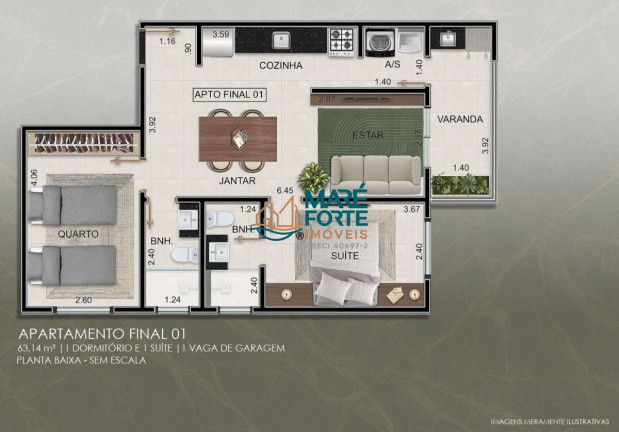 Imagem Apartamento com 1 Quarto à Venda, 44 m² em Silop - Ubatuba Imagem Apartamento com 1 Quarto à Venda, 44 m² em Silop - Ubatuba
