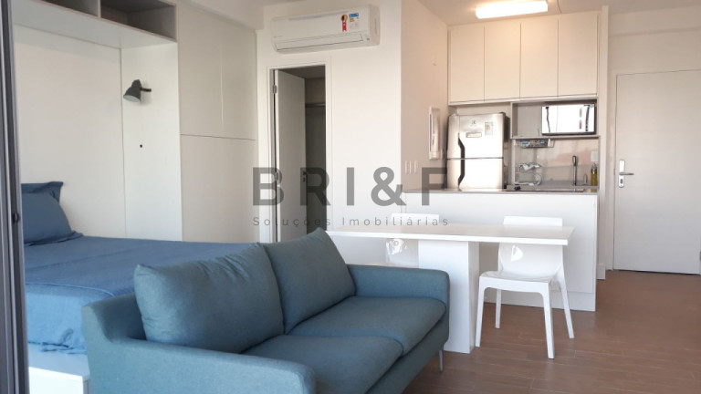 Imagem Apartamento com 1 Quarto para Alugar, 43 m² em Brooklin - São Paulo Imagem Apartamento com 1 Quarto para Alugar, 43 m² em Brooklin - São Paulo