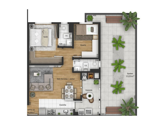 Imagem Apartamento com 2 Quartos à Venda, 72 m² em Tingui - Curitiba