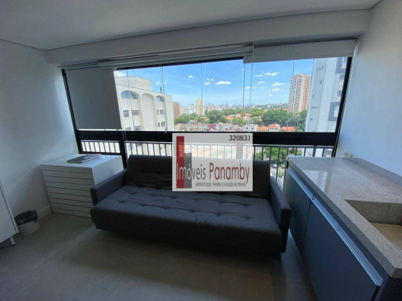 Imagem Apartamento com 1 Quarto para Alugar, 35 m² em Campo Belo - São Paulo Imagem Apartamento com 1 Quarto para Alugar, 35 m² em Campo Belo - São Paulo