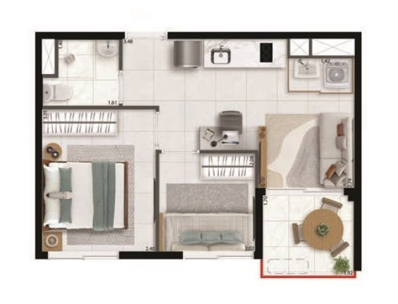 Imagem Apartamento com 2 Quartos à Venda, 36 m² em Perdizes - São Paulo Imagem Apartamento com 2 Quartos à Venda, 36 m² em Perdizes - São Paulo