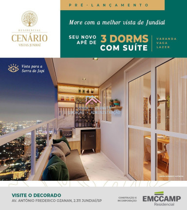 Imagem Apartamento com 3 Quartos à Venda, 60 m² em Jardim Carlos Gomes - Jundiaí Imagem Apartamento com 3 Quartos à Venda, 60 m² em Jardim Carlos Gomes - Jundiaí