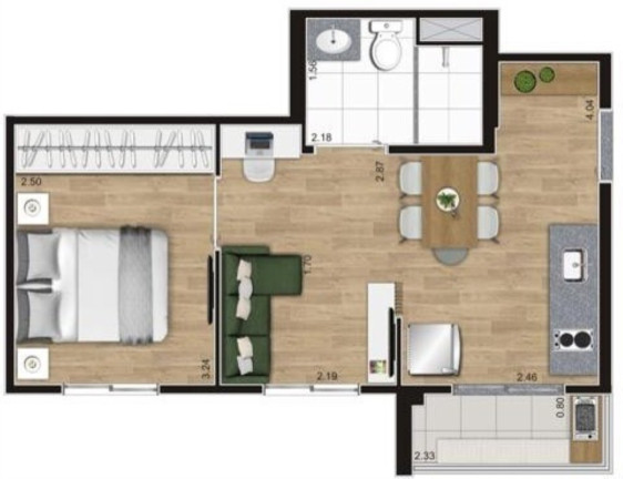 Imagem Imóvel com 1 Quarto à Venda, 25 m² em Belenzinho - São Paulo Imagem Imóvel com 1 Quarto à Venda, 25 m² em Belenzinho - São Paulo
