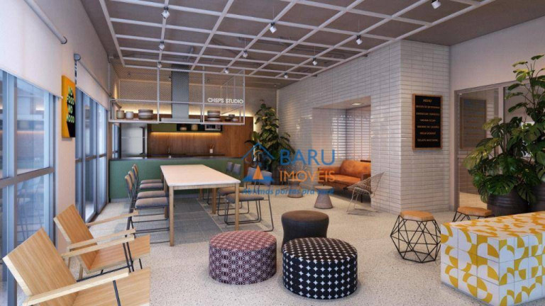 Kitnet com 1 Quarto à Venda, 27 m² em Pinheiros - São Paulo
