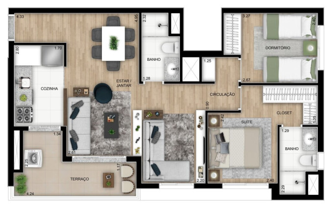 Imagem Apartamento com 3 Quartos à Venda, 67 m² em Lapa - São Paulo