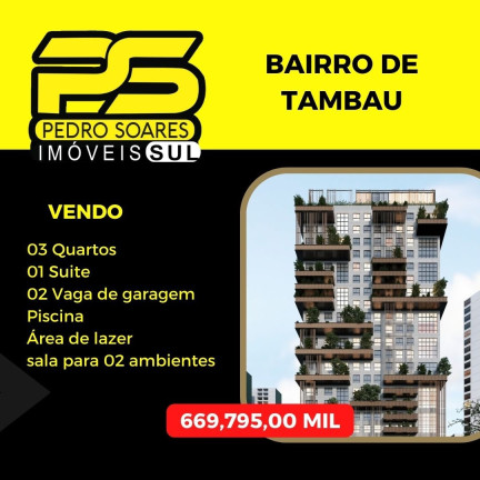 Imagem Apartamento com 3 Quartos à Venda, 77 m² em Tambaú - João Pessoa Imagem Apartamento com 3 Quartos à Venda, 77 m² em Tambaú - João Pessoa