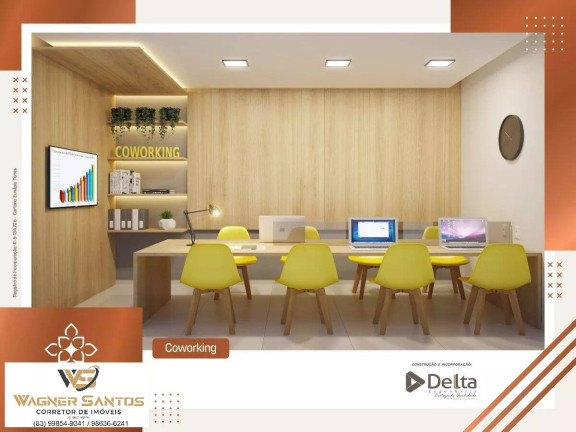 Imagem Apartamento com 2 Quartos à Venda, 57 m² em Jardim Cidade Universitária - João Pessoa