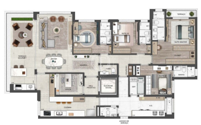 Imagem Cobertura com 4 Quartos à Venda, 221 m² em Vila Romana - São Paulo Imagem Cobertura com 4 Quartos à Venda, 221 m² em Vila Romana - São Paulo