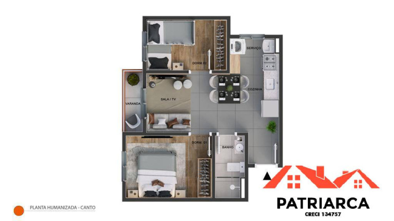 Imagem Apartamento com 2 Quartos à Venda, 39 m² em Campinas Imagem Apartamento com 2 Quartos à Venda, 39 m² em Campinas