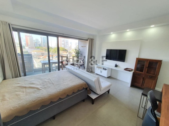 Imagem Apartamento com 1 Quarto para Alugar, 40 m² em Brooklin - São Paulo Imagem Apartamento com 1 Quarto para Alugar, 40 m² em Brooklin - São Paulo