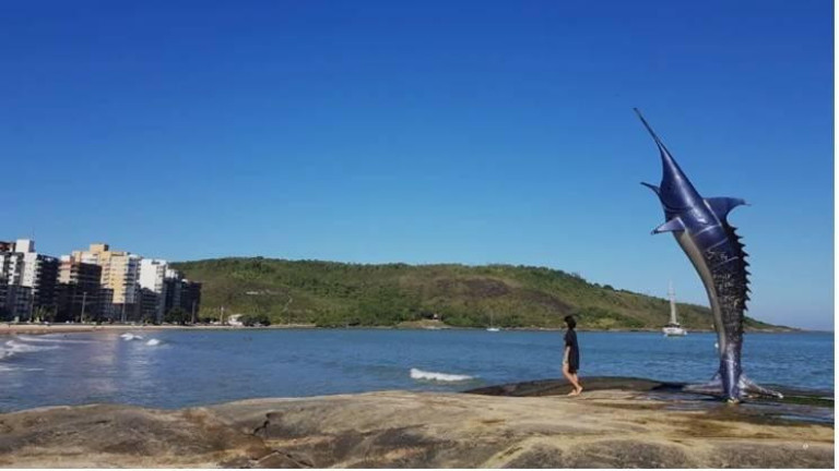 Apartamento com 3 Quartos para Alugar, 100 m² em Praia Do Morro - Guarapari