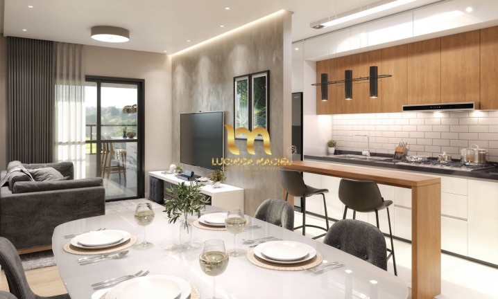 Imagem Apartamento com 2 Quartos à Venda, 52 m² em Maracanã - Praia Grande