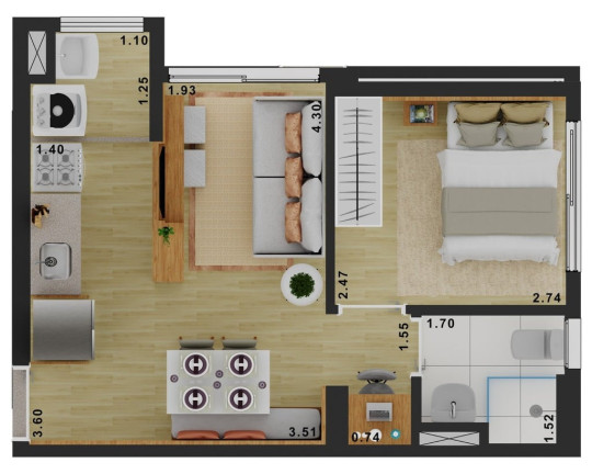 Imagem Apartamento com 1 Quarto à Venda, 31 m² em Mooca - São Paulo Imagem Apartamento com 1 Quarto à Venda, 31 m² em Mooca - São Paulo