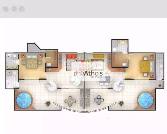 Imagem Cobertura com 3 Quartos à Venda, 160 m² em Torres Da Liberdade - Indaiatuba Imagem Cobertura com 3 Quartos à Venda, 160 m² em Torres Da Liberdade - Indaiatuba