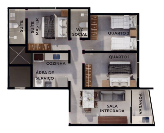 Imagem Cobertura com 2 Quartos à Venda, 131 m² em Ponta De Matos - Cabedelo Imagem Cobertura com 2 Quartos à Venda, 131 m² em Ponta De Matos - Cabedelo
