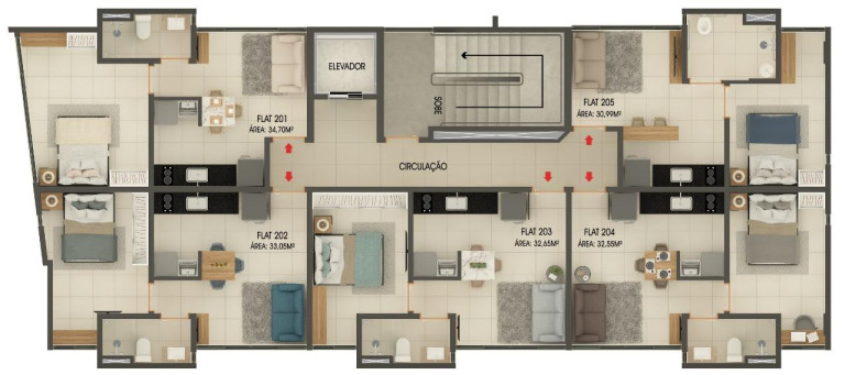 Imagem Apartamento com 1 Quarto à Venda, 33 m² em Manaira - João Pessoa