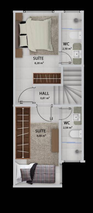 Imagem Sobrado com 2 Quartos à Venda, 55 m² em Boqueirao - Praia Grande Imagem Sobrado com 2 Quartos à Venda, 55 m² em Boqueirao - Praia Grande