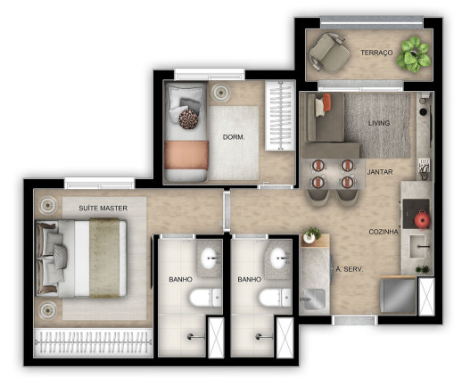 Imagem Apartamento com 2 Quartos à Venda, 41 m² em Vila Guarani (z Sul) - São Paulo Imagem Apartamento com 2 Quartos à Venda, 41 m² em Vila Guarani (z Sul) - São Paulo