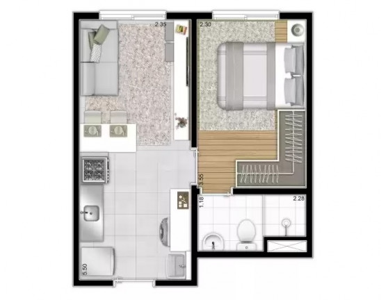 Imagem Imóvel com 1 Quarto à Venda, 27 m² em Vila Romana - São Paulo Imagem Imóvel com 1 Quarto à Venda, 27 m² em Vila Romana - São Paulo