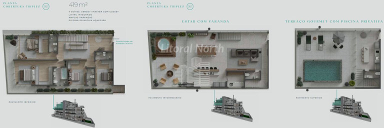Imagem Apartamento com 4 Quartos à Venda, 189 m² em Praia Brava - Itajaí