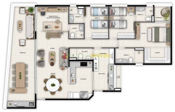 Imagem Apartamento com 3 Quartos à Venda, 112 m² em Centro - Bertioga Imagem Apartamento com 3 Quartos à Venda, 112 m² em Centro - Bertioga