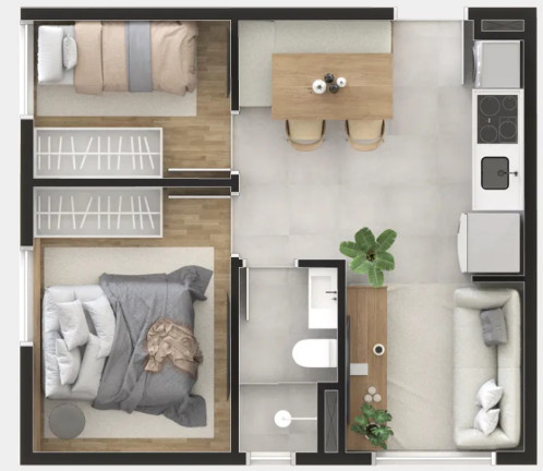 Imagem Imóvel com 2 Quartos à Venda, 34 m² em Santo Amaro - São Paulo Imagem Imóvel com 2 Quartos à Venda, 34 m² em Santo Amaro - São Paulo