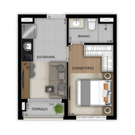 Imagem Imóvel com 1 Quarto à Venda, 28 m² em Vila Prudente - São Paulo Imagem Imóvel com 1 Quarto à Venda, 28 m² em Vila Prudente - São Paulo