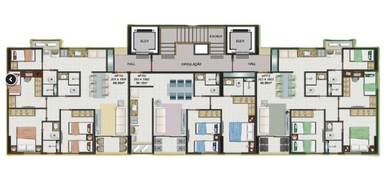 Imagem Apartamento com 3 Quartos à Venda, 66 m² em Espinheiro - Recife