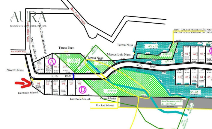 Imagem Terreno à Venda, 427 m² em Centro - Guabiruba Imagem Terreno à Venda, 427 m² em Centro - Guabiruba