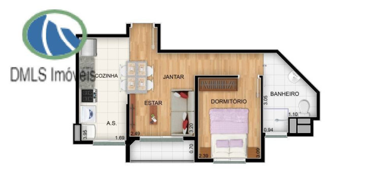 Imagem Apartamento com 2 Quartos à Venda, 46 m² em Jardim Luciana - Franco Da Rocha Imagem Apartamento com 2 Quartos à Venda, 46 m² em Jardim Luciana - Franco Da Rocha