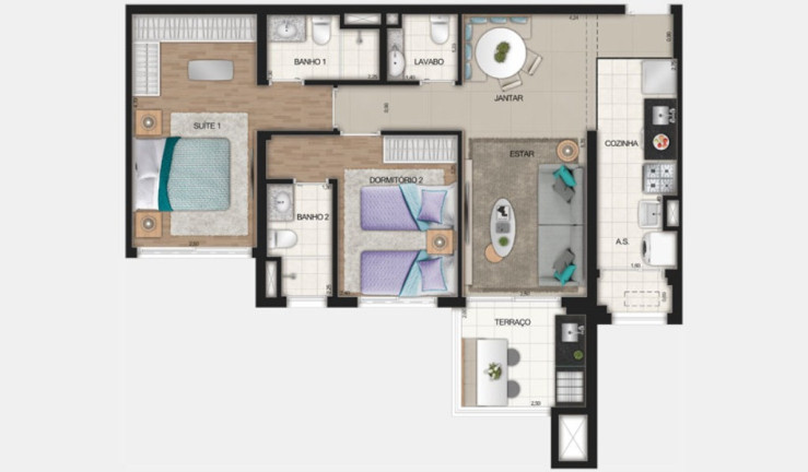 Imagem Apartamento com 2 Quartos à Venda, 67 m² em Centro - Osasco Imagem Apartamento com 2 Quartos à Venda, 67 m² em Centro - Osasco