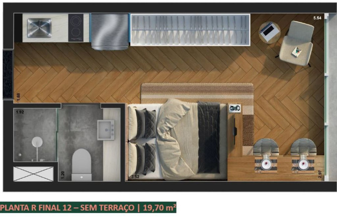 Imagem Studio com 1 Quarto à Venda, 22 m² em Vila Clementino - São Paulo Imagem Studio com 1 Quarto à Venda, 22 m² em Vila Clementino - São Paulo