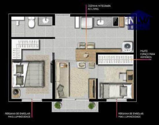 Apartamento com 2 Quartos à Venda, 38 m² em Vila Mariana - São Paulo