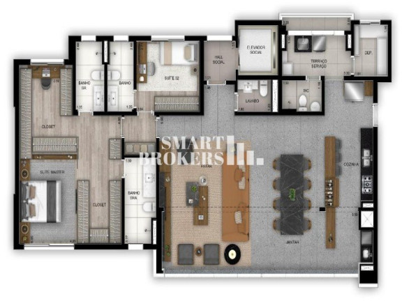 Imagem Apartamento com 3 Quartos à Venda, 154 m² em Vila Nova Conceição - São Paulo
