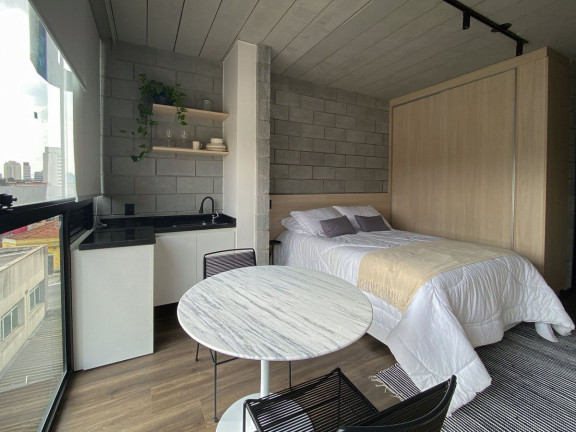 Imagem Apartamento com 1 Quarto para Alugar, 25 m² em Lapa - São Paulo