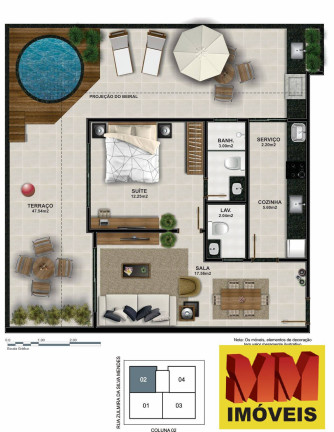 Imagem Apartamento com 1 Quarto à Venda, 60 m² em Braga - Cabo Frio Imagem Apartamento com 1 Quarto à Venda, 60 m² em Braga - Cabo Frio