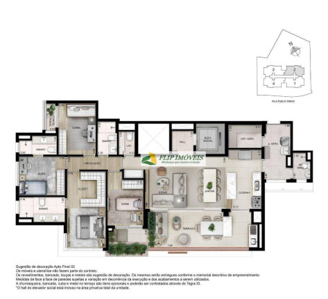 Imagem Apartamento com 3 Quartos à Venda, 157 m² em Cambuí - Campinas