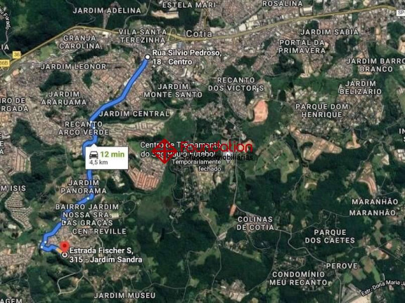 Imagem Terreno à Venda, 2 m² em Jardim Sandra - Cotia