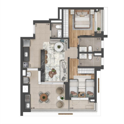 Imagem Apartamento com 2 Quartos à Venda, 94 m² em Moema - São Paulo Imagem Apartamento com 2 Quartos à Venda, 94 m² em Moema - São Paulo