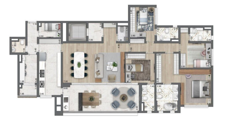 Imagem Apartamento com 3 Quartos à Venda, 198 m² em Moema - São Paulo Imagem Apartamento com 3 Quartos à Venda, 198 m² em Moema - São Paulo